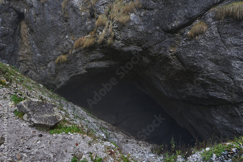 Cavern in the limestone mountains