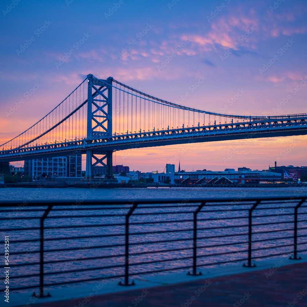 Benjamin Franklin Bridge Stock Photo Adobe Stock