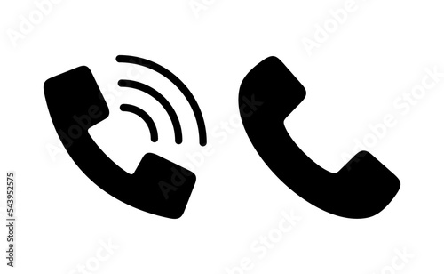 Call icon vector for web and mobile app. telephone sign and symbol. phone icon. contact us