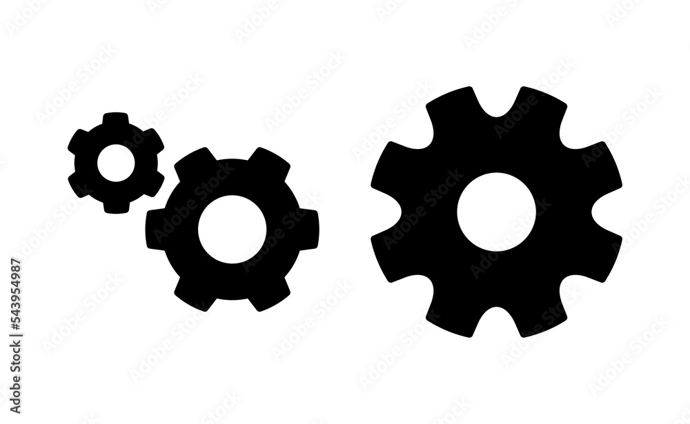 setting Icon vector for web and mobile app. Cog settings sign and symbol. Gear Sign setting Icon vector for web and mobile app. Cog settings sign and symbol. Gear Sign