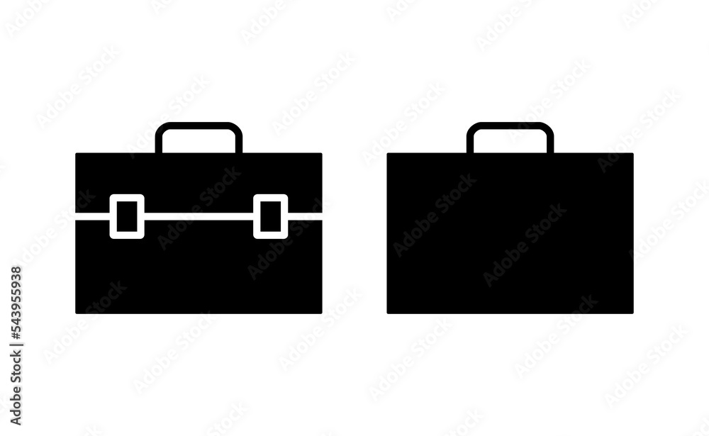 Briefcase icon vector for web and mobile app. suitcase sign and symbol. luggage symbol. Briefcase icon vector for web and mobile app. suitcase sign and symbol. luggage symbol.