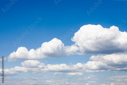Canvas Print blue sky and clouds