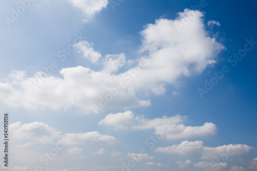 blue sky with clouds