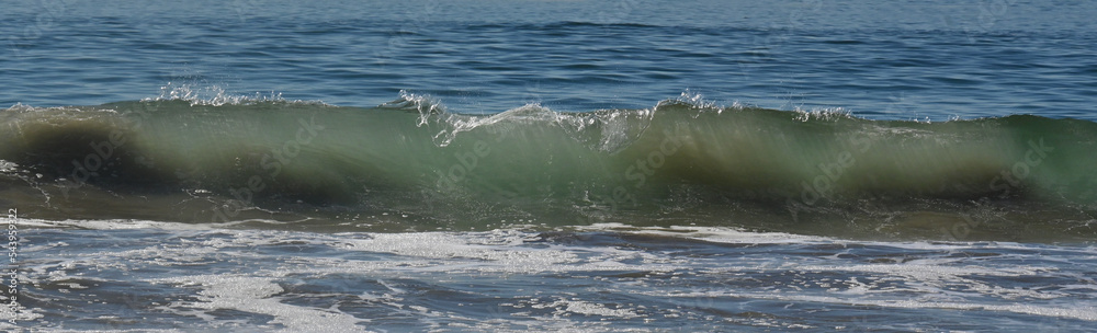 Naklejka premium Waves on the beach