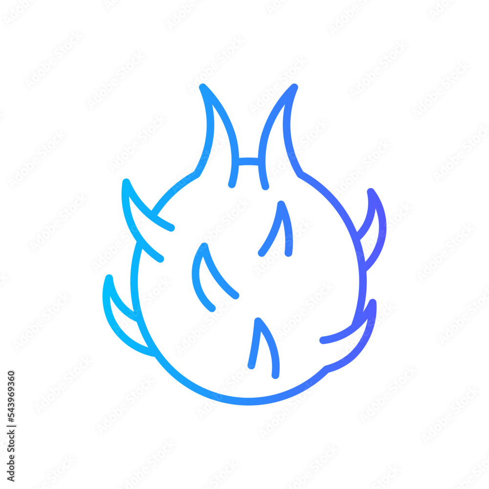 dragon fruit gradient icon dragon fruit gradient icon