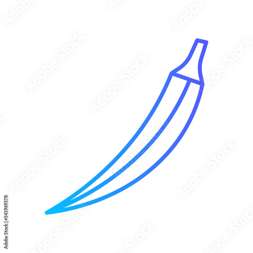 okra gradient icon