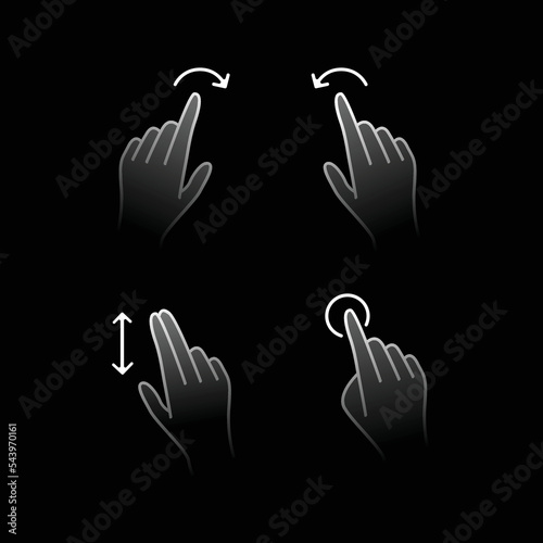 Hand and cursor background