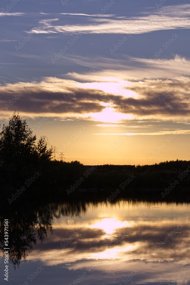Late Summer Sunset over Pylypow Wetlands