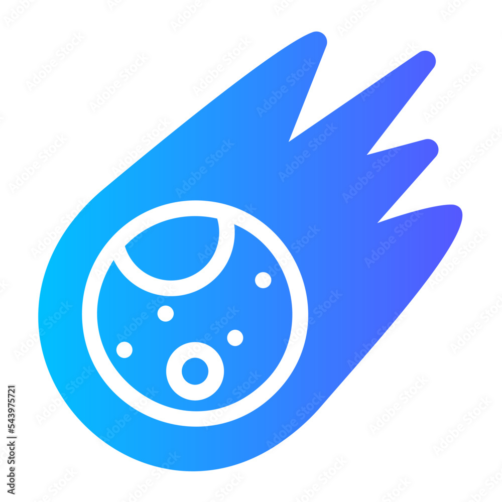 comet gradient icon comet gradient icon