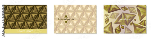 ビジネス背景/表紙/DM/ポストカード/名刺デザインの　テンプレートセット