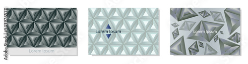 ビジネス背景/表紙/DM/ポストカード/名刺デザインの　テンプレートセット