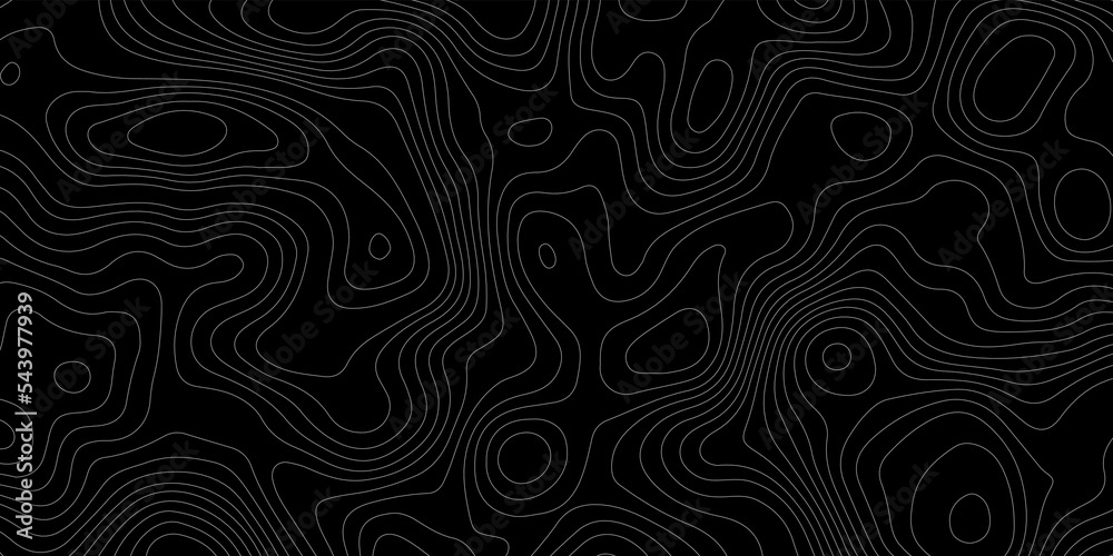 Topographic map background concept. Topo contour map. Rendering abstract illustration. Vector abstract illustration. Geography concept. paper texture design .Imitation of a geographical map .	