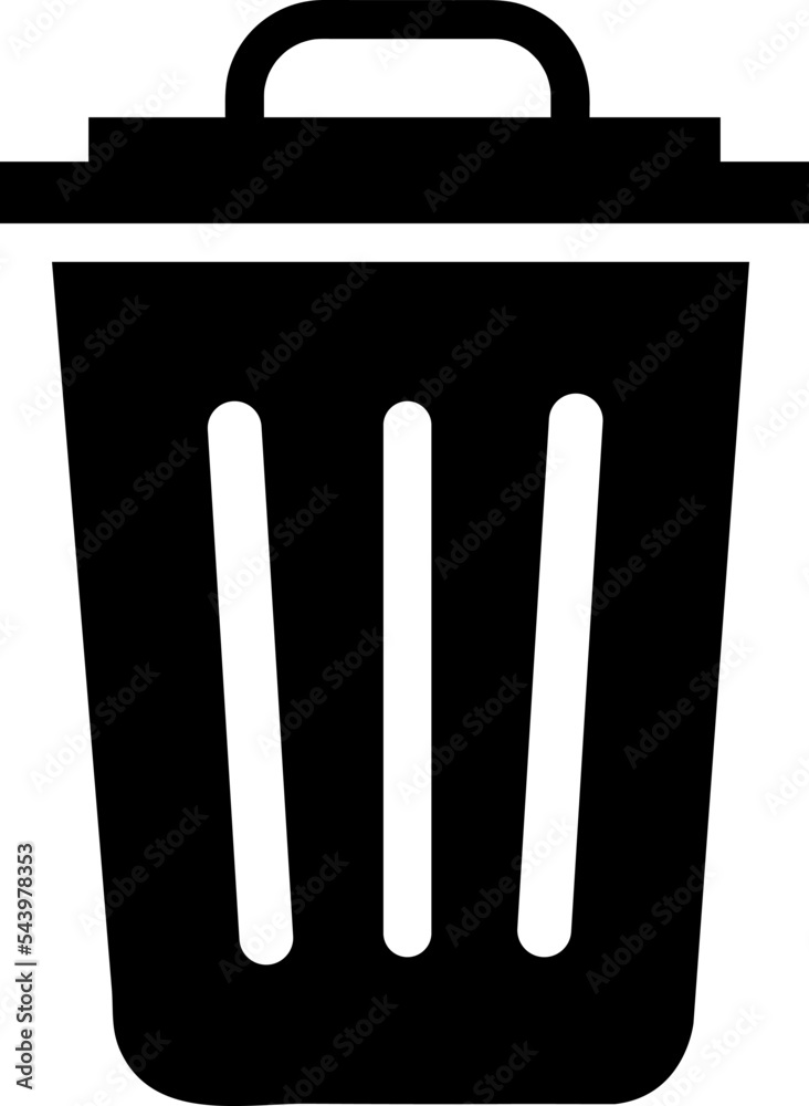 Trash can icon vector. Recycle bin icon on white background..eps Trash can icon vector. Recycle bin icon on white background..eps