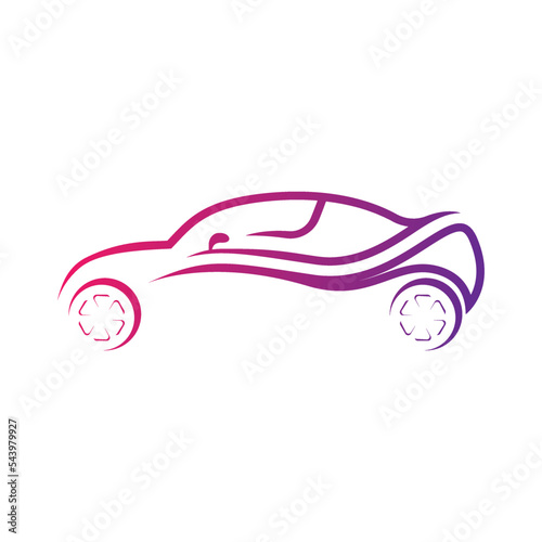 Car logo template vector icon