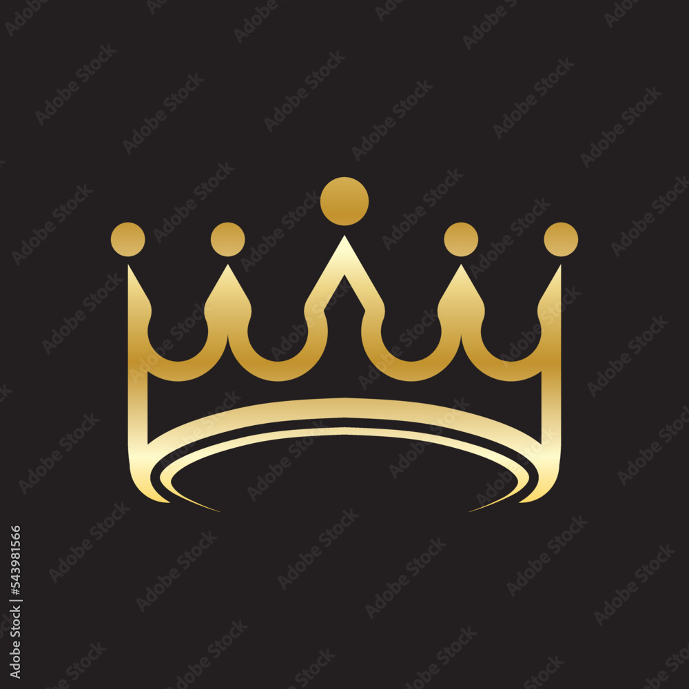 Crown logo template vector icon Crown logo template vector icon