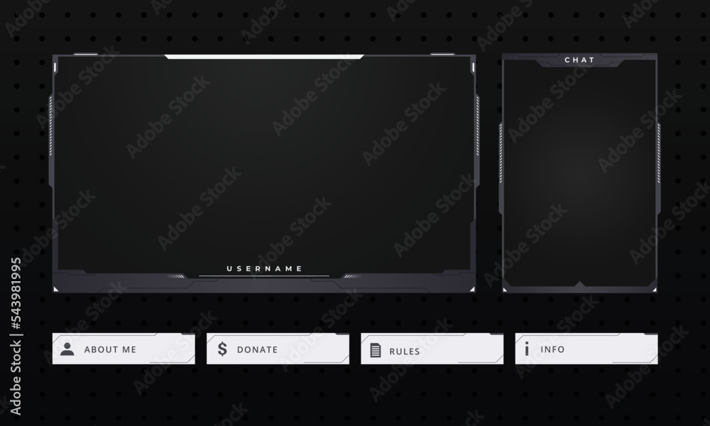 Gaming panel overlay
