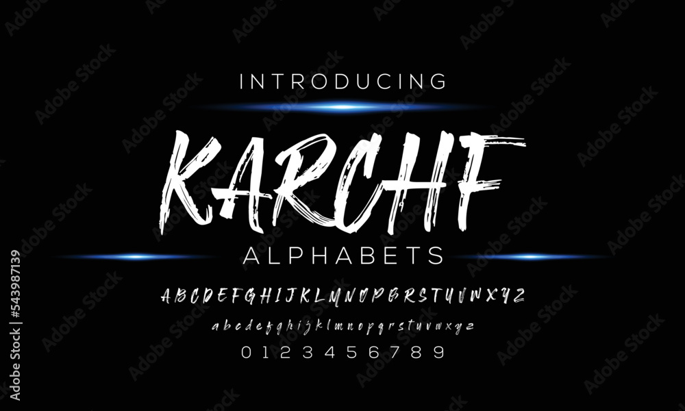 KARCHF Signature Font Calligraphy Logotype Script Brush Font Type Font ...