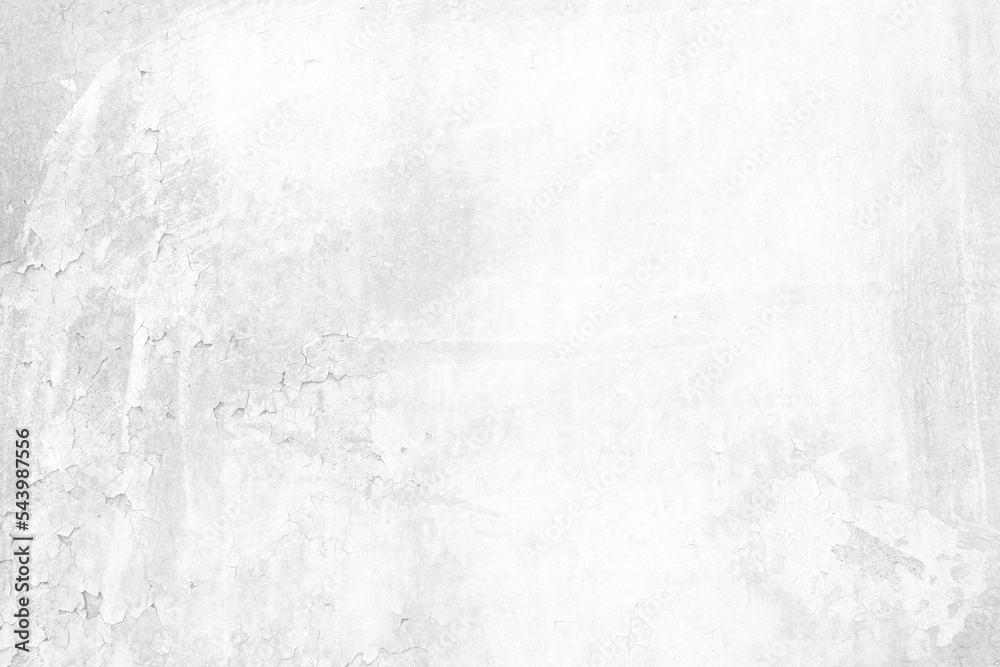 White Concrete Grunge Wall Background, Suitable for Presentation and Web Templates with Space for Text.