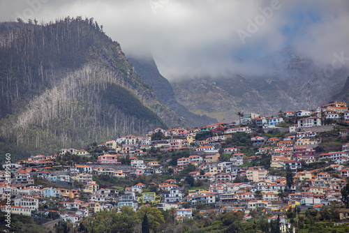 Funchal capital city on Madeira island 