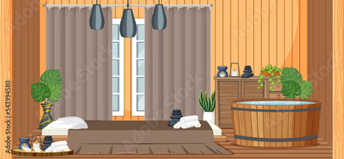 Interior Spa Room Scene