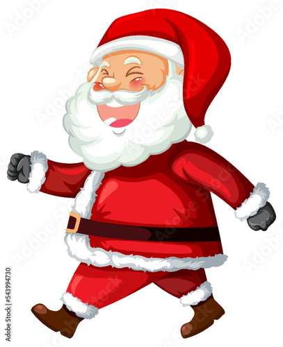 Santa Claus in cartoon style