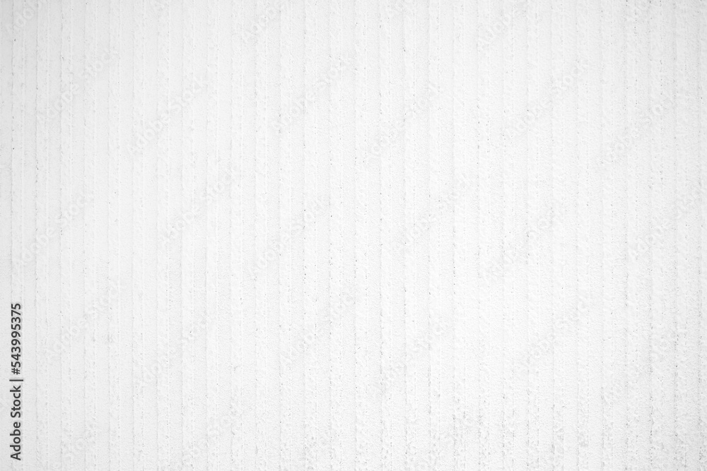 Fototapeta premium White Vertical Stripes Concrete Wall Texture for Background.