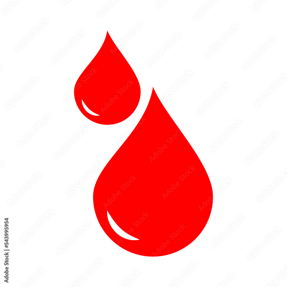 blood icon in trendy flat style blood icon in trendy flat style