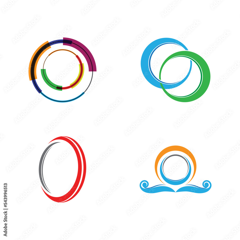 Circle logo template vector design Circle logo template vector design