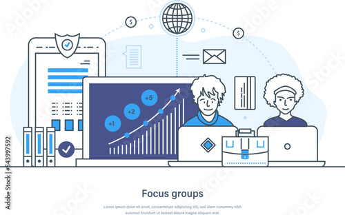 Focus groups, public opinion polling and social research