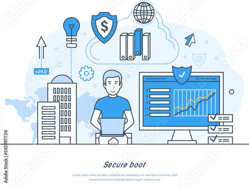 Secure boot security standard to operating system control