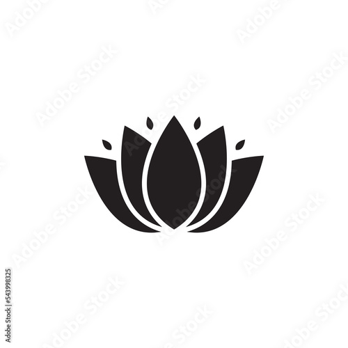 Beauty Vector lotus flowers design logo Template icon