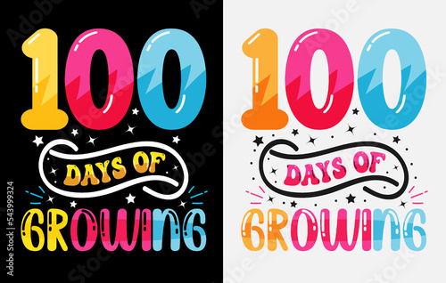 100th days of school, hundred days t shirt design, 100th days celebration t shirt