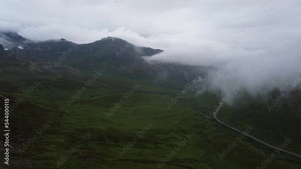 Cloud Covered Alaskan Mountains during the Day Cloud Covered Alaskan Mountains during the Day