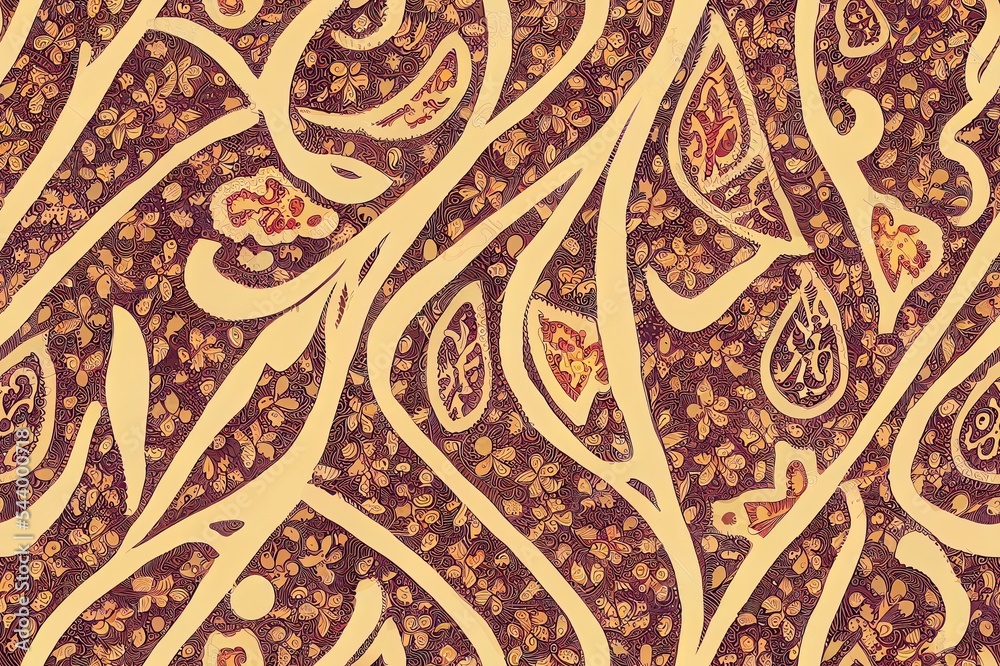 traditional motifs with dusty color tones paisley seamless pattern for textile prints vintage style traditional paisley design