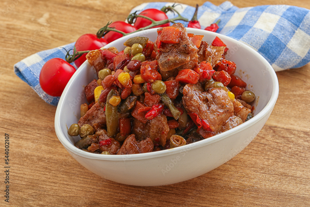 Roasted pork with oyster sauce