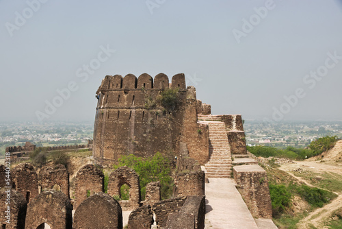 Rohtas Fort, Qila Rohtas fortress in province of Punjab, Pakistan photo