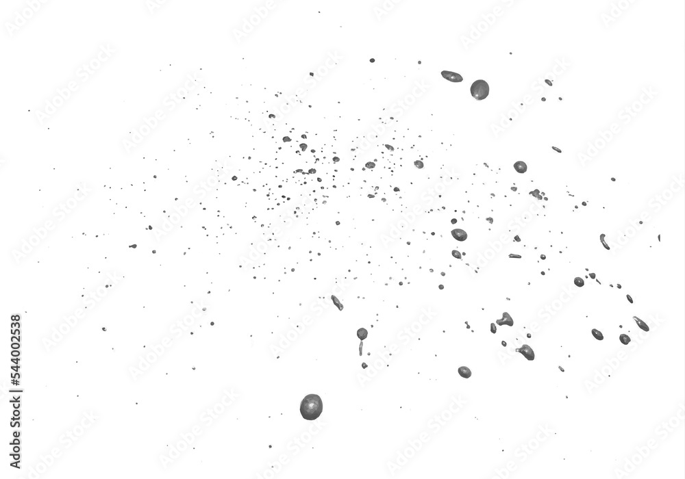 silver splash brush. Silver, shiny dots
