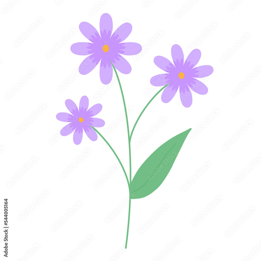 Purple Flower Branch Purple Flower Branch