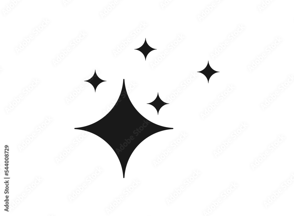 Shine icon symbol vector. on white background. Shine icon symbol vector. on white background.
