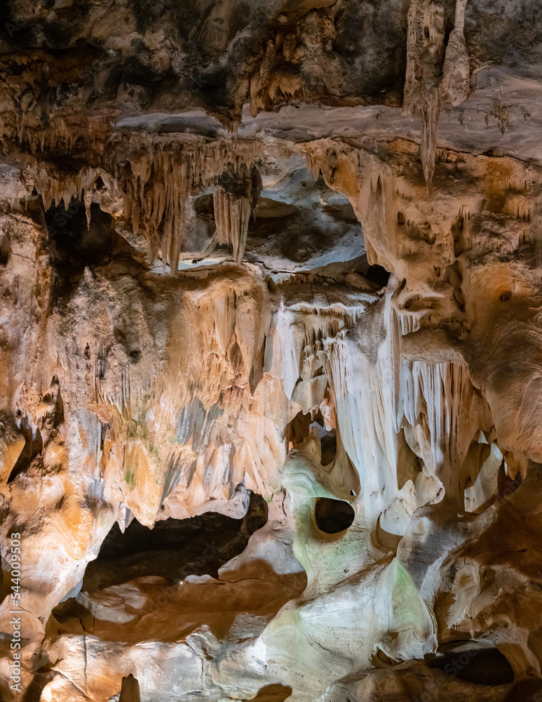 Abstrakt Cango Caves ist ein Höhlensystem bei Oudtshoorn Südafrika