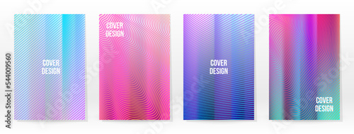 Holographic Poster Set Iridescent Technology Cover
