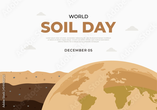 World soil day background c...
