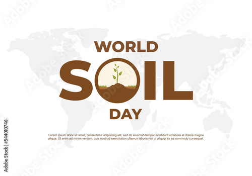 World soil day background c...
