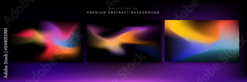 Abstract gradient background with grainy texture 
