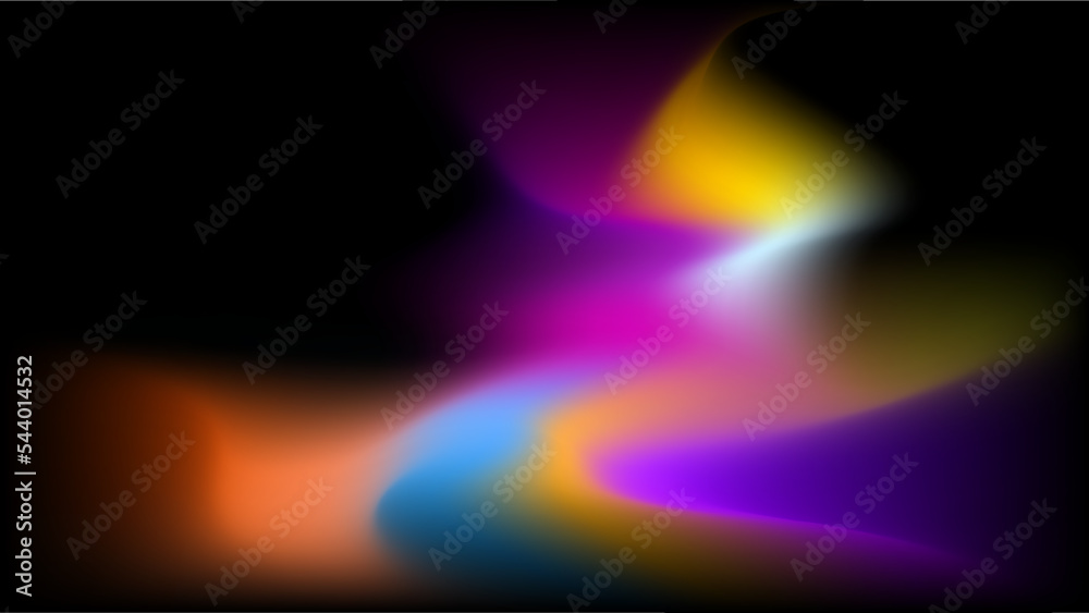 Blurred 3d neon pink and dark blue cyberpunk abstract background. Smooth gradient background template for brochure, poster, banner, flyer and card. Vector illustration. Blurred 3d neon pink and dark blue cyberpunk abstract background. Smooth gradient background template for brochure, poster, banner, flyer and card. Vector illustration.