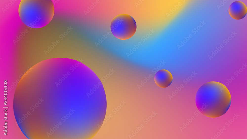Blurred 3d neon pink and dark blue cyberpunk abstract background. Smooth gradient background template for brochure, poster, banner, flyer and card. Vector illustration. Blurred 3d neon pink and dark blue cyberpunk abstract background. Smooth gradient background template for brochure, poster, banner, flyer and card. Vector illustration.