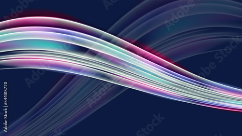 abstract 3d wave technology wallpaper background with blurred gradient texture vector. Fluid gradient background vector. Modern wallpaper design for social media, idol poster, banner, flyer.