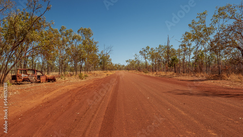 Savannah way to hells gate roadhouse, QLD, Australia.