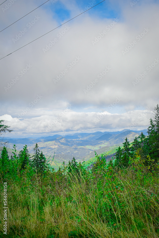 Obraz premium clouds over the mountains