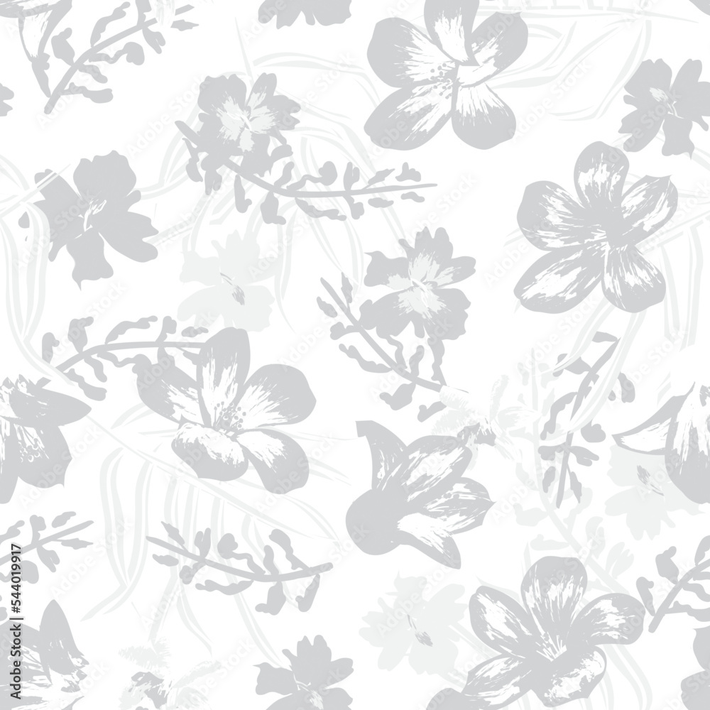 Fototapeta premium Oriental Floral Seamless Pattern Design Background
